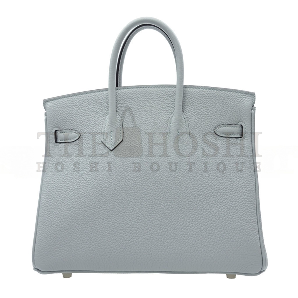 H**me5 BIRKIN 30 TOGO LEATHER PEARL GREY SILVER BUCKLE BAG H028369CK08 (30*23*15cm) Master Quality